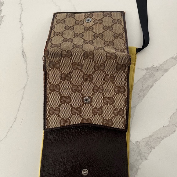 Authentic Gucci fabric and leather bifold wallet - Picture 11 of 14